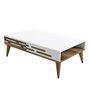 Hanah Home Valensiya - Mesa de centro blanca